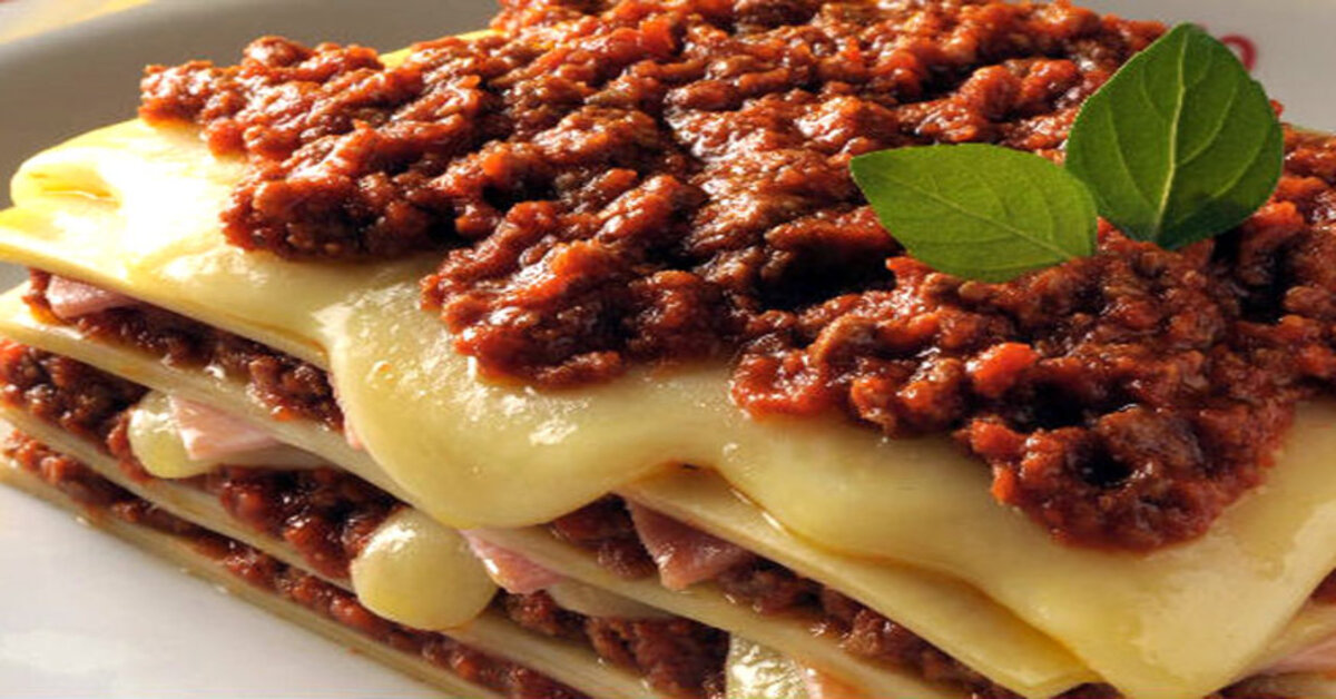 Lasanha de carne moída super deliciosa Receitas Fáceis e Práticas