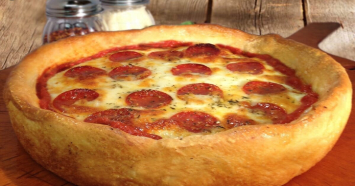 Pizza de Chicago, fácil Incrivelmente deliciosa Receitas Fáceis e