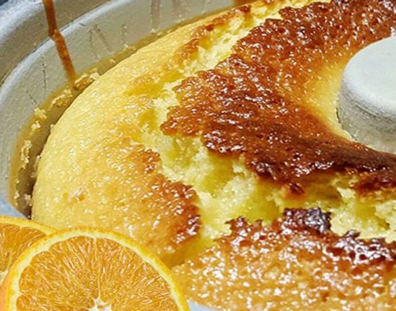 Bolo de Laranja de Liquidificador - Fica super fofinho e molhadinho