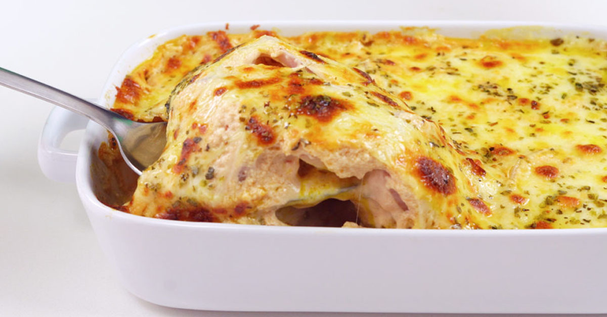 Filé de Frango Cremosíssimo ao Forno – Receitas Fáceis e Práticas