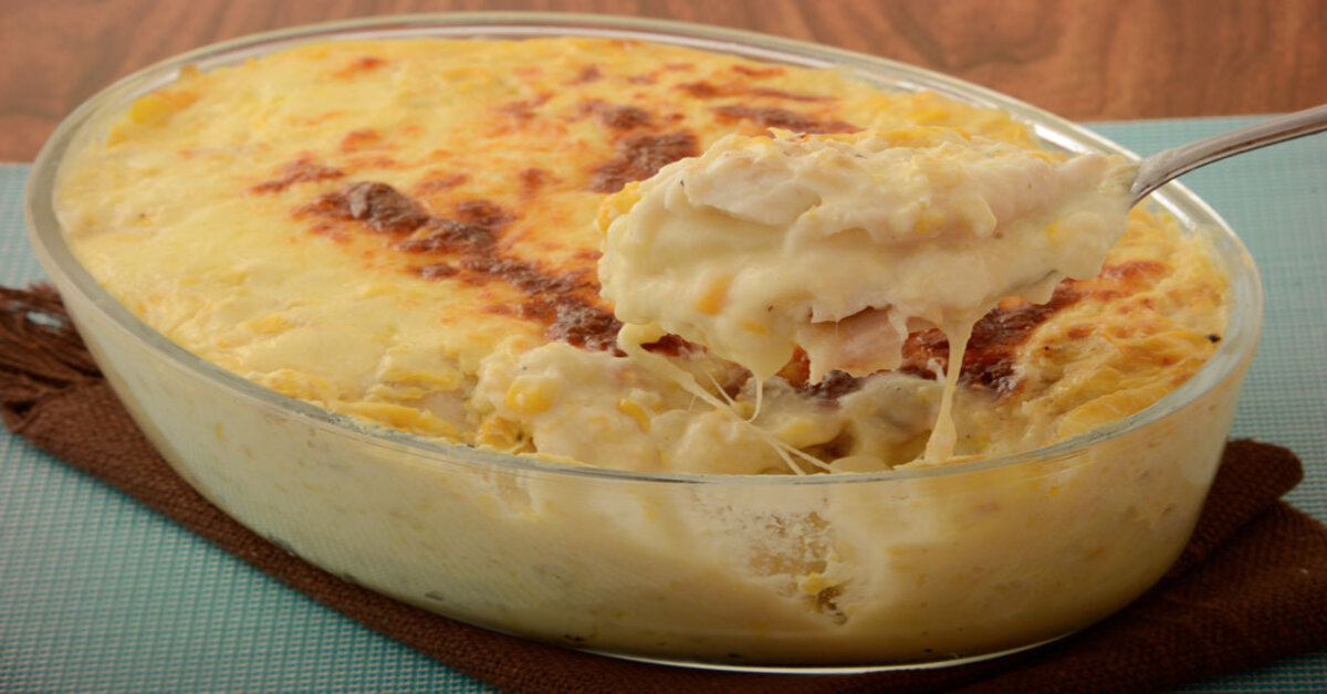 Merluza com Creme de Milho Super fácil de fazer Receitas Fáceis e Práticas