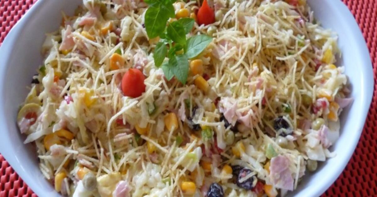 Salpicão de Repolho – Fácil, prático e muito gostoso – Receitas Fáceis