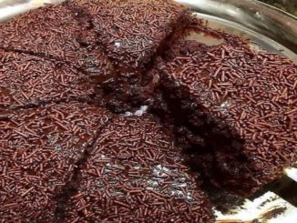 Bolo de Chocolate com Brigadeiro